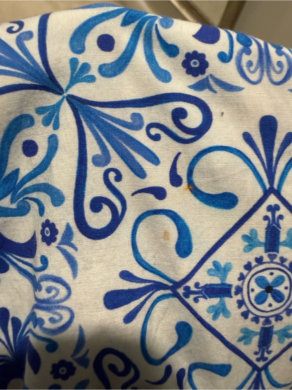 Hill House Blue & White Smocked Tiered Maxi Dress - Picture 6 of 6